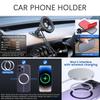 Автомобильный магнитный держатель для телефона, устойчивый держатель для мобильного телефона на приборной панели, магнитный держатель для автомобиля, регулируемый магнитный держатель для мобильного телефона, автомобильное крепление для автомобиля