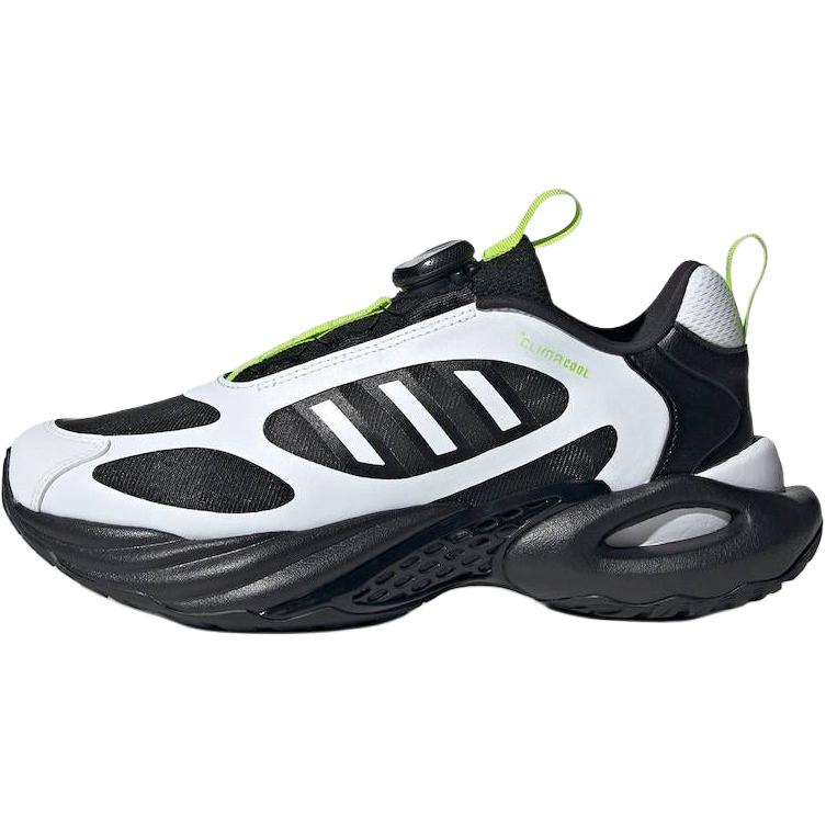 adidas Climacool Vento 4.0 Устойчивые к истиранию Дышащие Низкие Детские Беговые Кроссовки Черно-Белые Кроссовки JS4070