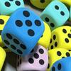 6 шт. Гигантские кубики из пенопласта ЭВА 3,8/6/8 см с закругленными углами, шестигранные, большие игральные кости, игрушка, реквизит для настольной игры, игра, украшение для вечеринки в стиле казино