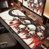 HD Печать Коврик для мыши темнота Геймер Готический Скелет Компьютерный коврик для мыши XXL Игровой коврик Офисные коврики для компьютера Настольный ковер Коврик для стола