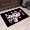 Custom Name Cow Printed Carpet,Rug for Office Chair Living Room Bedroom Kitchen Room Decor Gifts.