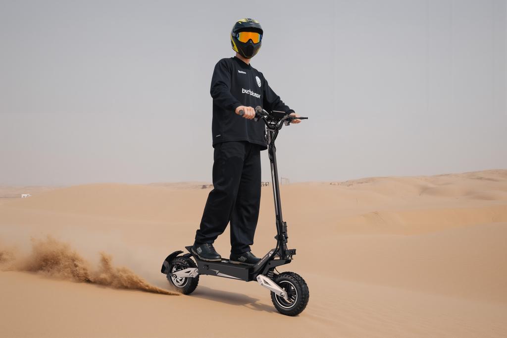 Electric Scooter, OOTD T10 Scooter,Max 900W Motor 48V 13.5Ah Battery, 45-60km Range, 11 Inch All-Terrain 50KM/H