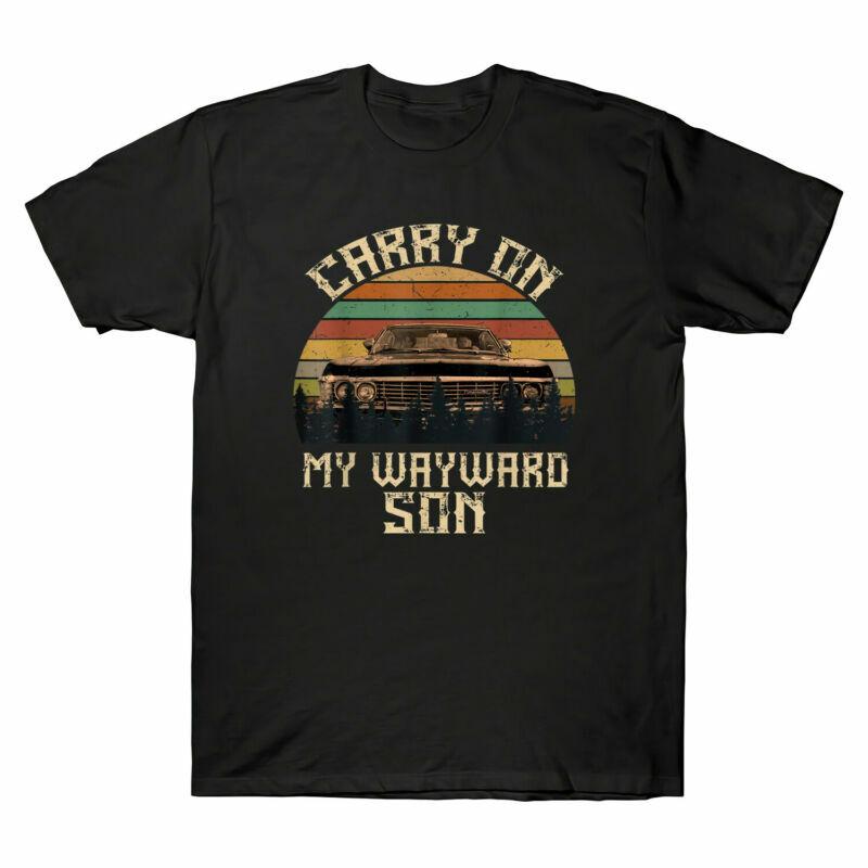 My Son On Sleeve Short Tshirt Retro Unisexs Wayward Carry Vintage
