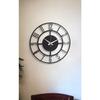Muyika Bunnela New Collection Decorative Metal Black Wall Clock 41x41cm Mds-41