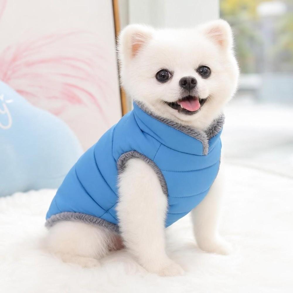 Winter Dog Hiking Jacket Fleece Dog Vest Coat Fashion Dog Warm Clothes for Small Medium Dog
