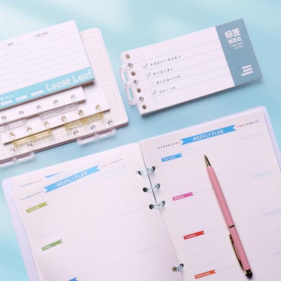 2 шт., с 3 отверстиями, переплетные кольца, пружинное спиральное кольцо, переплетное кольцо на 360 градусов, переворачивающаяся полоска, пряжка, зажим, школьные принадлежности, канцелярские принадлежности