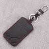[Kinotaka] Mazda Car Leather Remote Card 3 Button Key Case for Demio Axela Sports,