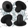 4-Pack Pool Wall Plug Replacement Parts - Above Ground Pool Filter Pump Filter Hole Plug Compatible with Intex and Bestway