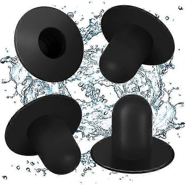 4-Pack Pool Wall Plug Replacement Parts - Above Ground Pool Filter Pump Filter Hole Plug Compatible with Intex and Bestway