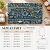 Egyptian Pattern Floor Mat Flannel Rug Non Slip Absorbent Soft Washable For Entryway Hallway Bathroom Kitchen Decor