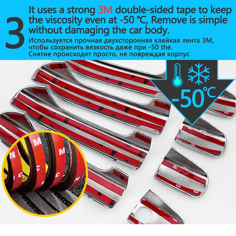 Хромированные накладки на ручки дверей автомобиля для Mitsubishi Outlander MK2 2007~2012 Комплект декоративных накладок 2008 2009 2010 2011 Автомобильные аксессуары Товары