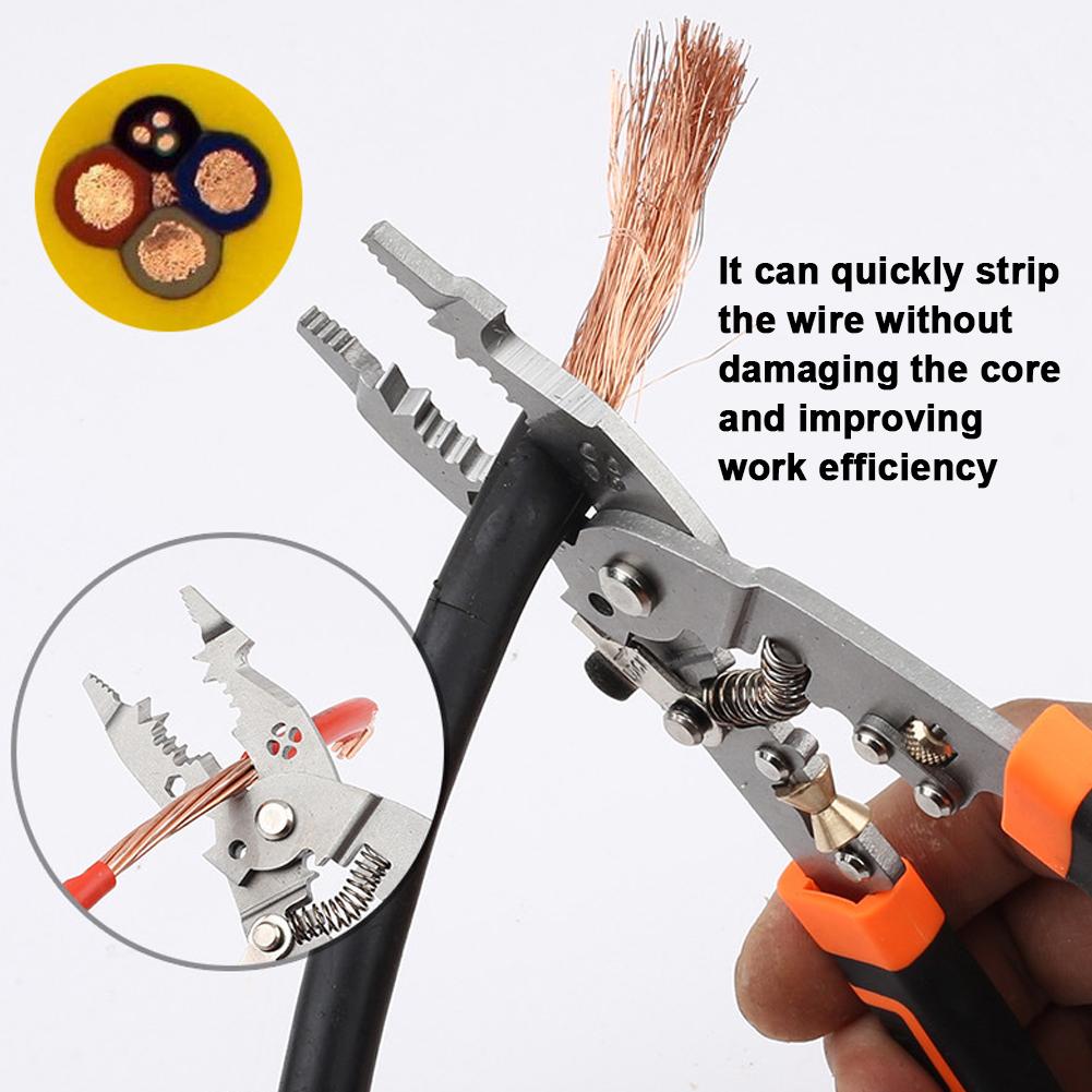 Multifunctional Wire Stripper Professional Wire Stripping Tool Portable Electric Cable Cutter