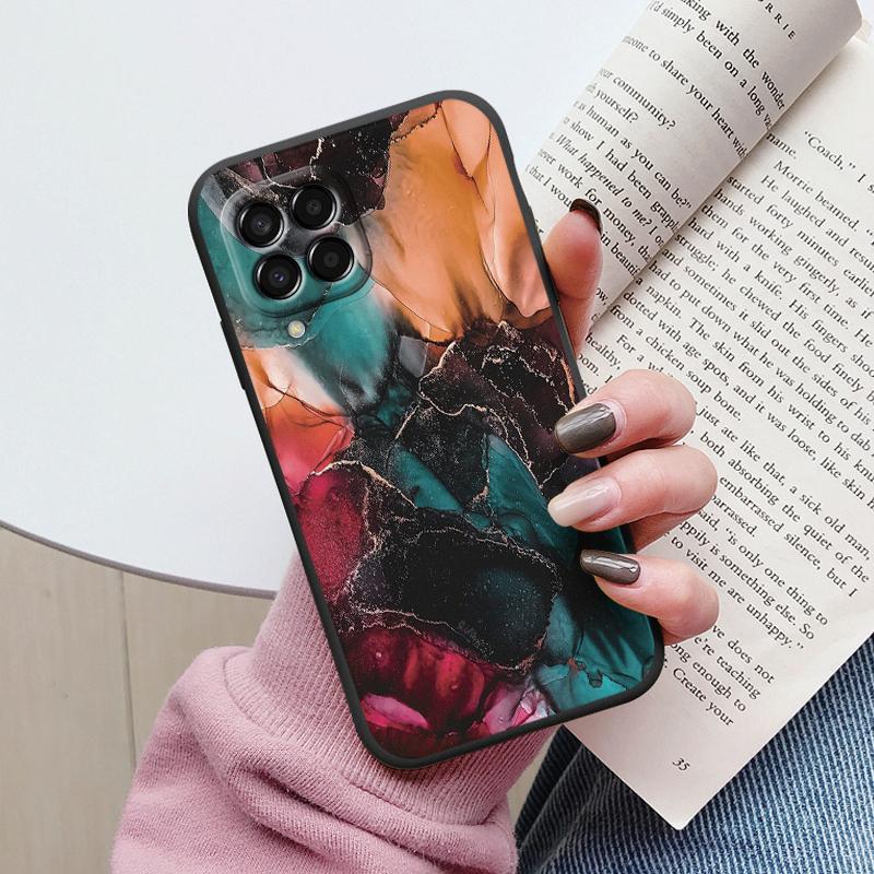 Чехол для телефона Samsung Galaxy M33 M53 5G Чехол для телефона Винтажная Мраморная Акварельная Картина Силиконовый tpu Funda для Samsung M55 M54 M34 M13