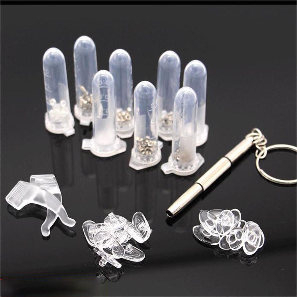 Профессиональный инструмент для ремонта очков Носовые упоры для очков Винты для солнцезащитных очков Гайки для очков Подушечки