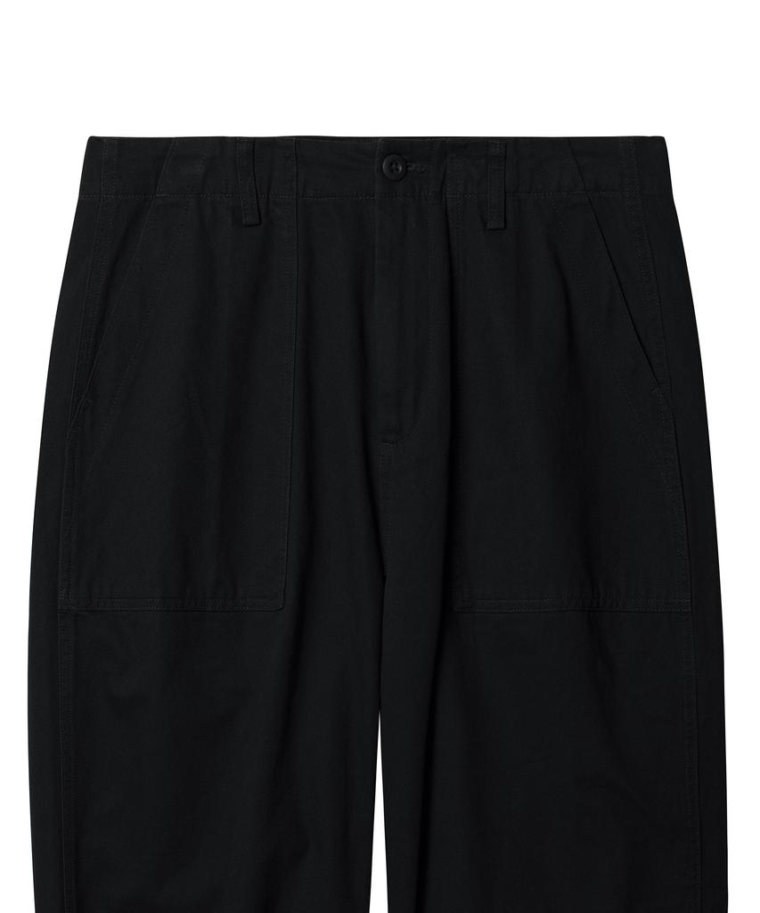 MUSINSA STANDARD Cotton Wide Fatigue Balloon Pants [Black]