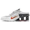 Martine Rose X Shox Mule MR4 Metallic Platinum Varsity Red Women Sneakers Grey White Dark-Charcoal IM5420-100