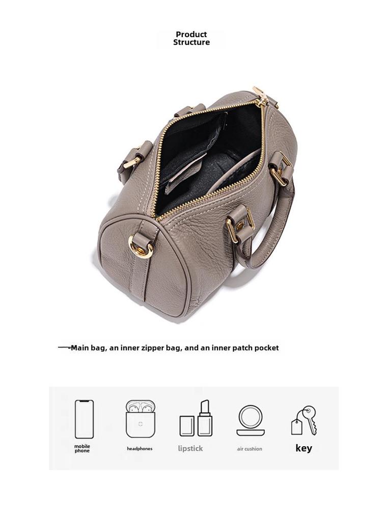 Сумка из коровьей кожи в стиле ретро Boston - универсальная сумка через плечо высокого класса