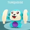 Voice-activated Tumble Monkey with Music Light Cute Toy Electronic Pet Crawling Toys Birthday Gift for Kids