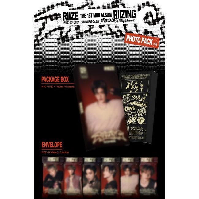 (ФОТО ПАКЕТ / МИНИ-версия) Первый мини-альбом RIIZE [RIIZING]