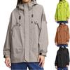 Rain Jacket For Women Lightweight Waterproof Windbreaker Loose Fit Raincoat Hiking Outfits With Hood Plus Size