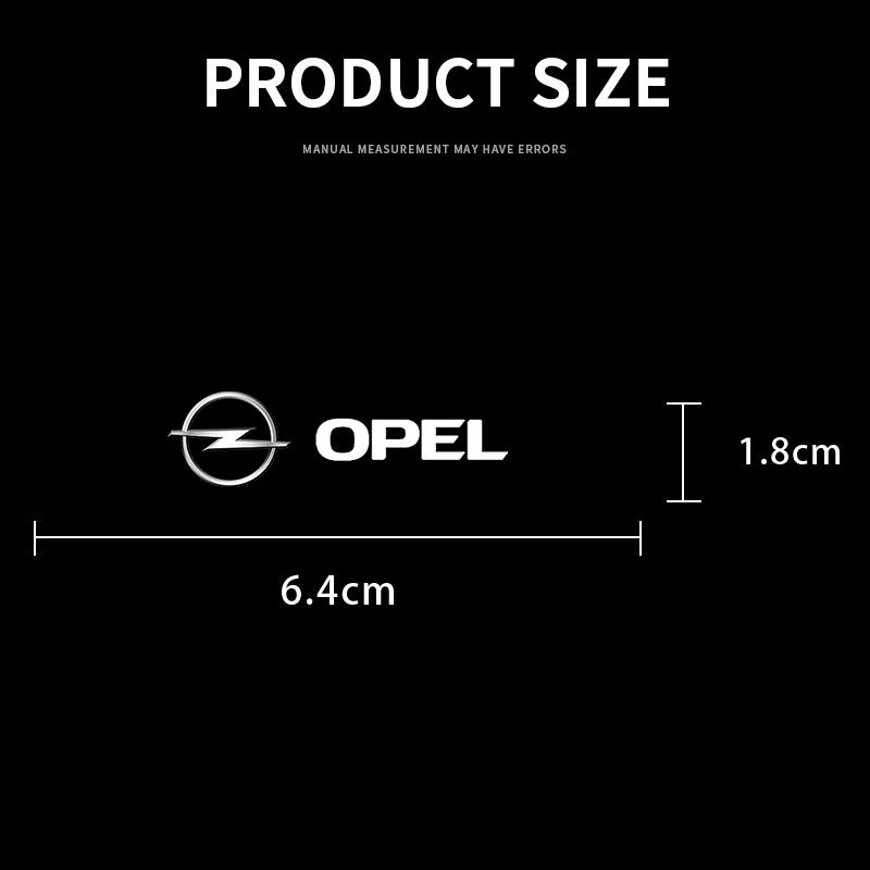 Car Steering Wheel Badge Stickers Car Door Handle Label Decal For Opel Corsa Astra Insignia Vectra Zafira Meriva Mokka Grandland WA6