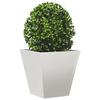 VidaXL Jardinière 30x30x30 cm acier inoxydable, jardinière d'extérieur, boîte à fleurs, boîte de jardin, jardinière de 851046