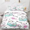 Rainbow Cat Bedding Set Single Twin Full Queen King Size Kawaii Girl Bed Set Aldult Boys Bedroom Duvetcover Sets 3D Print Boys