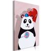 Obraz - Panda Z Balonikiem (1-Częściowy) Pionowy