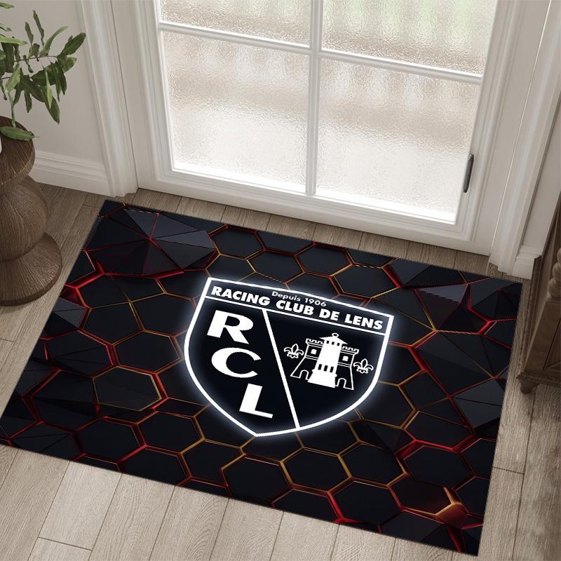 Lens FC Design Crystal Velvet Carpet Cozy Non?Slip Printed Rug For Bedroom Living Room Entrance