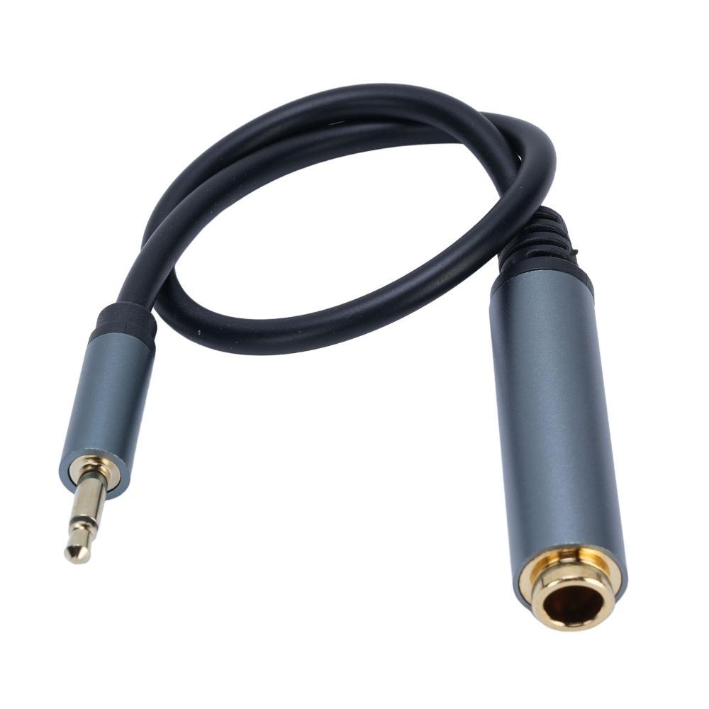 Plug and Play 6,35 мм гнездо на 3,5 мм штекер Аудиокабель Удлинитель для наушников для пианино