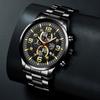 Модные мужские часы из нержавеющей стали, мужские часы с датой, повседневные спортивные часы, роскошные деловые мужские кварцевые наручные часы Relogio Masculino