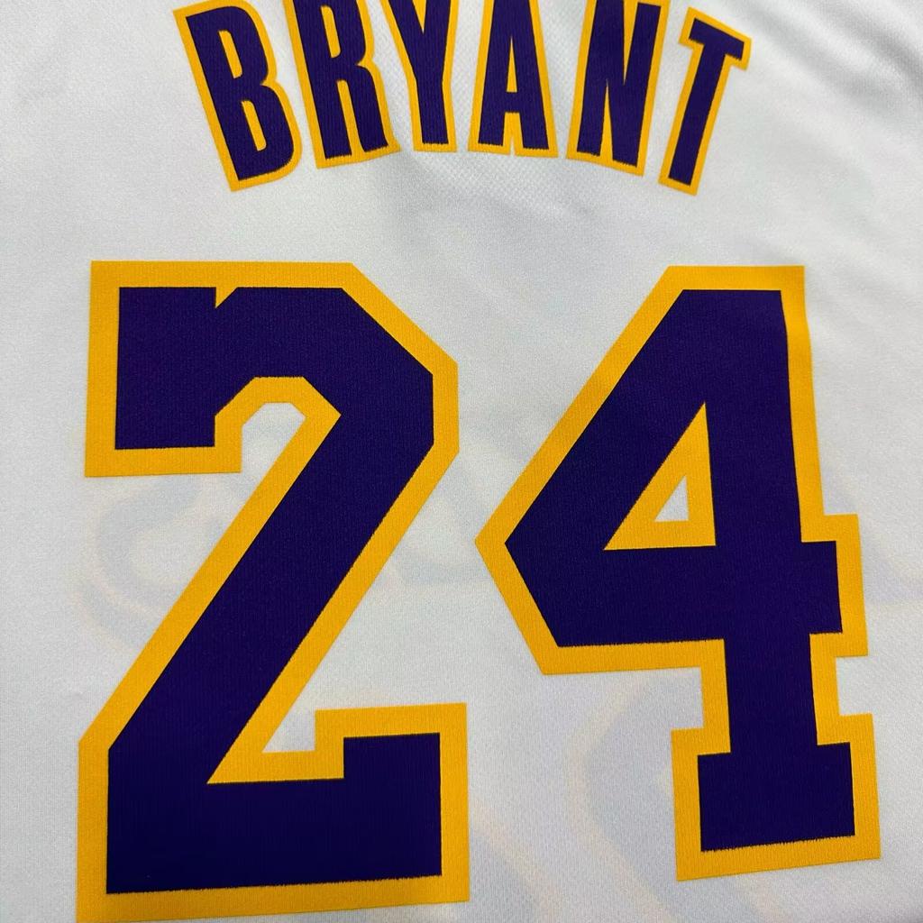 Adidas X NBA Collaboration Los Angeles Lakers Kobe 24 REP Print Comfortable Pullover V-Neck Sports Basketball Jersey Unisex Jersey 7818A-3L9-AEB836