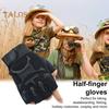 1 пара детских полупальцевых перчаток, противоскользящие спортивные варежки, большие нескользящие эластичные мягкие перчатки