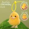 Plush Duck Wind Up Jumping Toy Walking Guide Baby Crawling Toy  Baby/Toddlers