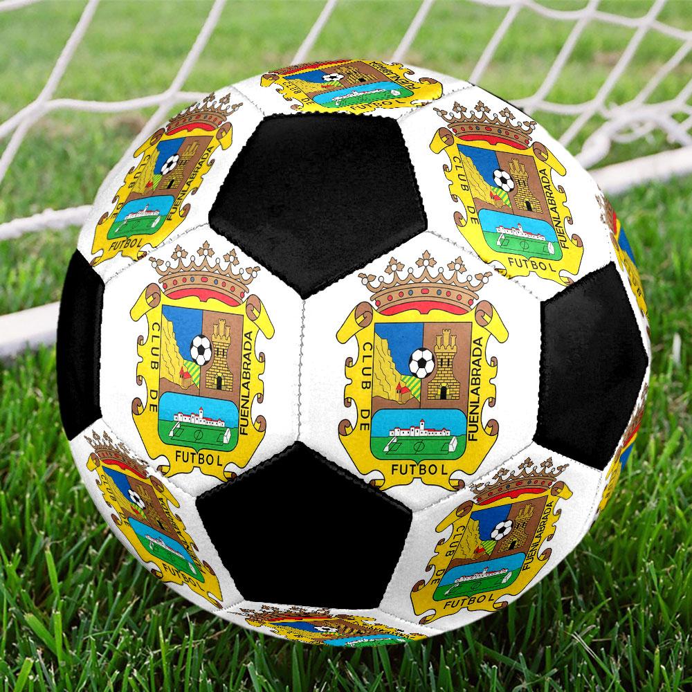 1PC Fuenlabrada size 5 soccer ball PrahaIndoor Soccer Ball Colorful All Ages Machine Stitched PVC Competition Ready Durable High-Bounce