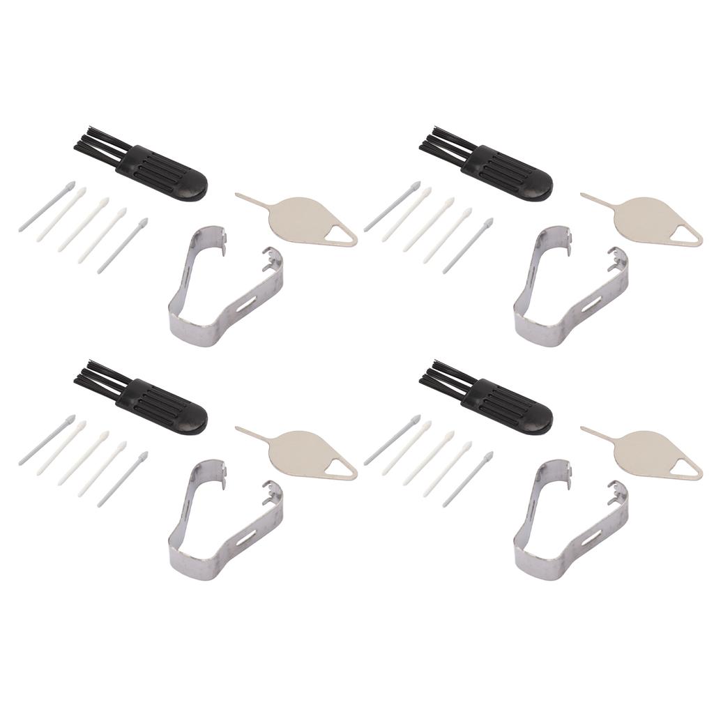 4 Sets For Tab S8 Stylus Pen Tips Durable ABS Easy Installation for S8 Plus Replacement Tips with Pins Tweezers Brushes