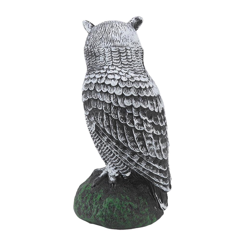 Owl Bird Deterrent Garden Plastic Red Eyes Owls To Keep Birds Away Fine Details Wear Resistant Owls