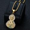 European and American Style St. Jude Stainless Steel Gold-plated Necklace Pendant Accessories 2026 Men's Fashion Personality Party Wear Accessories