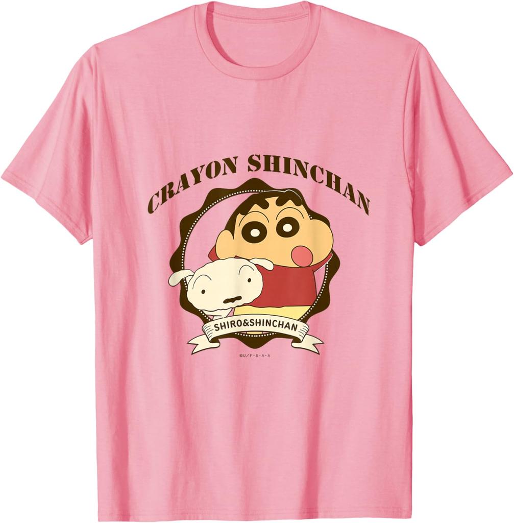 Crayon Shinchan College Logo Style Fashion Casual Funny Tshirt S6xl