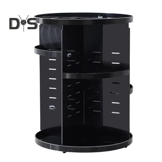 Органайзер для косметики, ящик для хранения, большая вместимость, многоцелевой, прозрачный, вращающийся на 360 градусов, органайзер для косметики, косметический дисплей