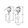 Male Fake Piercing Fashion Jewelry Korean Style Ear Cuff Cross Clip Earring Non-Piercing Earring