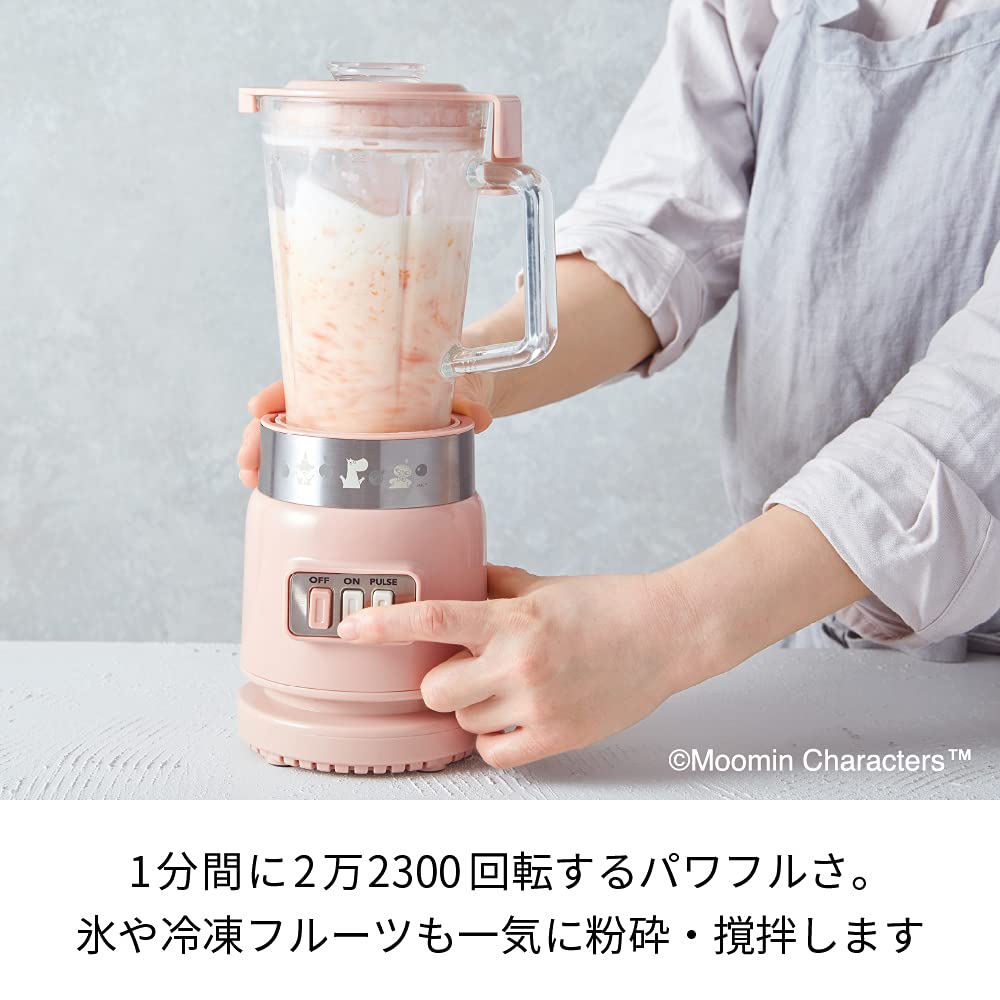 Recolte Glass Blender Rico Moomin RGB-1 (MPK) Pink