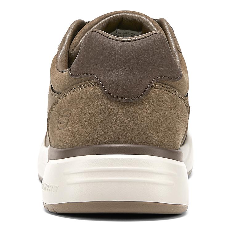 Skechers Мужская уличная одежда США Легкие Удобные Простые Классические Модные Повседневные Ленивый Стиль Низкие Кроссовки Мужские кроссовки Хаки 211250-KHK