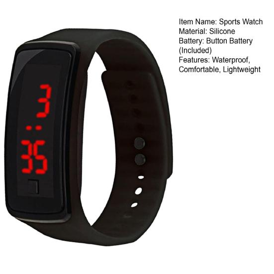 Sports Watch Waterproof Daily Fitness Smart Watch Indoor Outdoor Activity Tracker for Athletes Fitness Enthusiasts