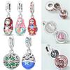 925 Silver 3D Openable Locket Bracelet Charm Bead Easter Pendant Fit Bracelet Necklace for Women DIY Gift