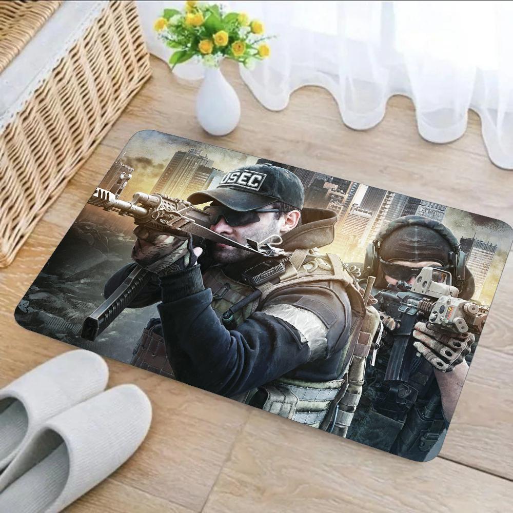 1 шт. Коврики для ванной Escape From Tarkov, Абсорбирующие коврики, Противоскользящие коврики, Товары для домашнего декора, Ковры, Домашние кухонные напольные коврики
