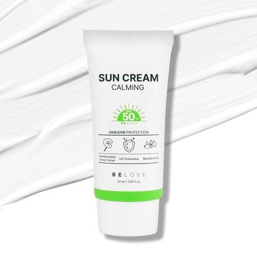 [BELOVE] BELOVE Успокаивающий солнцезащитный крем 50 мл SPF50+ PA++++ / Мягкая, нераздражающая УФ-защита Цика Санблок_631839