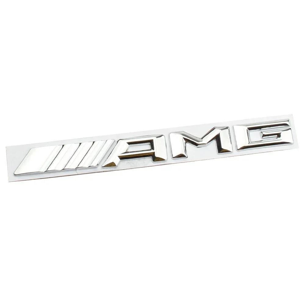 Car Sticker New 2026 For Benz AMG 2025 New 3D Alloy Logo AMG Emblem Letters Car Trunk Badge For Mercedes Benz W204 W205 W176 W17
