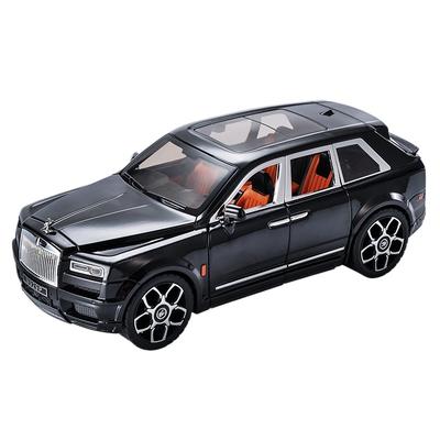 1/20 Внедорожник Rolls Royce Cullinan Модель автомобиля из сплава Звук и свет Симуляция Украшение автомобиля Коллекция Детская игрушка Подарок