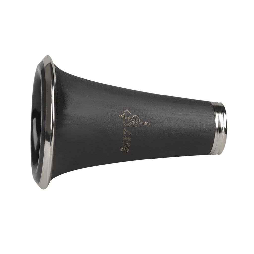 Clarinet Alloy Trumpet Bakelite Speaker Bells Mouth Clarinet Bells Mouth Woodwind Accessories Shockproof and Crack-Proof